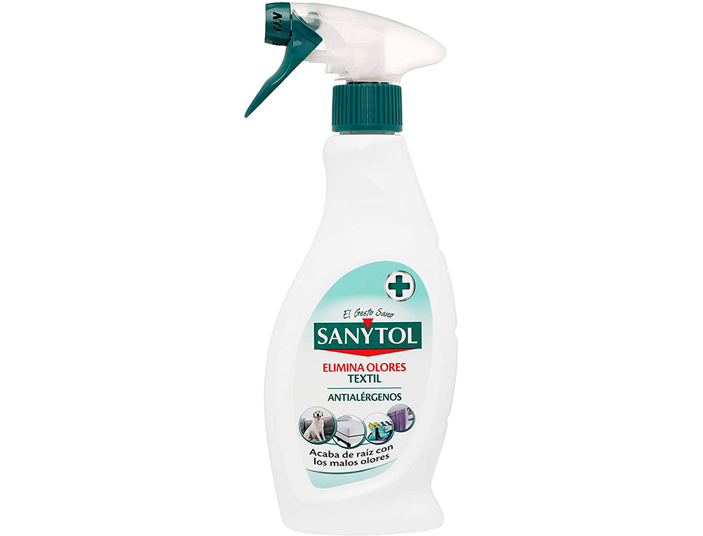 REMOVEDOR DE ODORES DESINFETANTE SANYTOL PARA TEXTIL FRASCO DE 500 ML