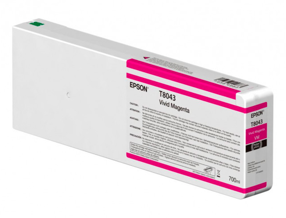 TINTEIRO EPSON GF SURECOLOR SERIE SC-P VIVID MAGENTA ULTRACHROME HDX/HD 700ML