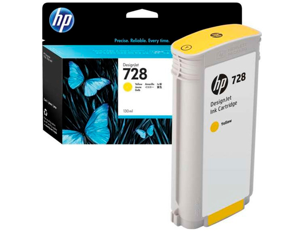 TINTEIRO HP DESIGNJET T730 AMARELO N 728/1000 PAGINAS