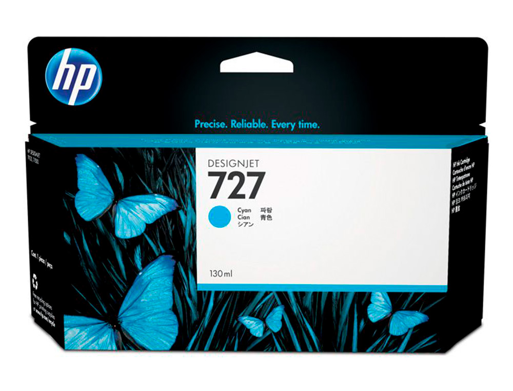TINTEIRO HP DESIGNJET T920/T1500 N 727 CIAN ALTA/1000 PAGINAS