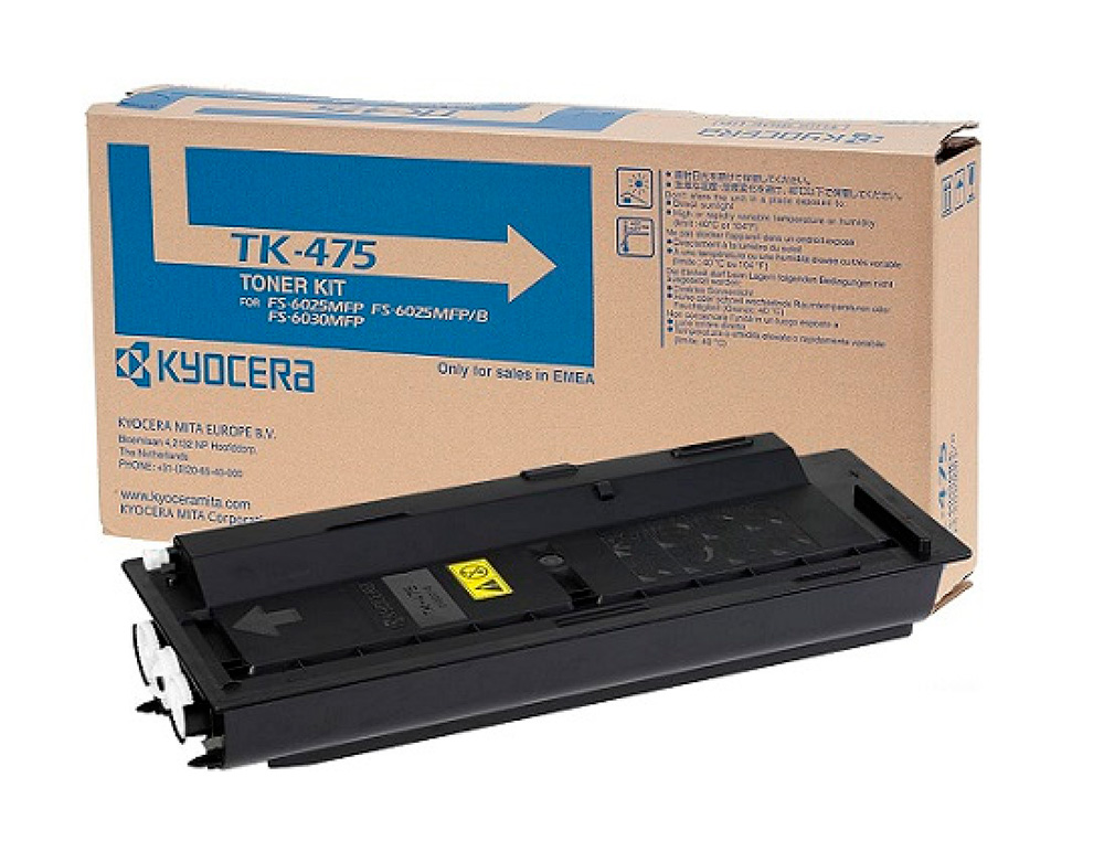 TONER KYOCERA -MITA LASER PRETO TK475 15.000 PAGINAS FS6025/6030MFP FS-6525/6530
