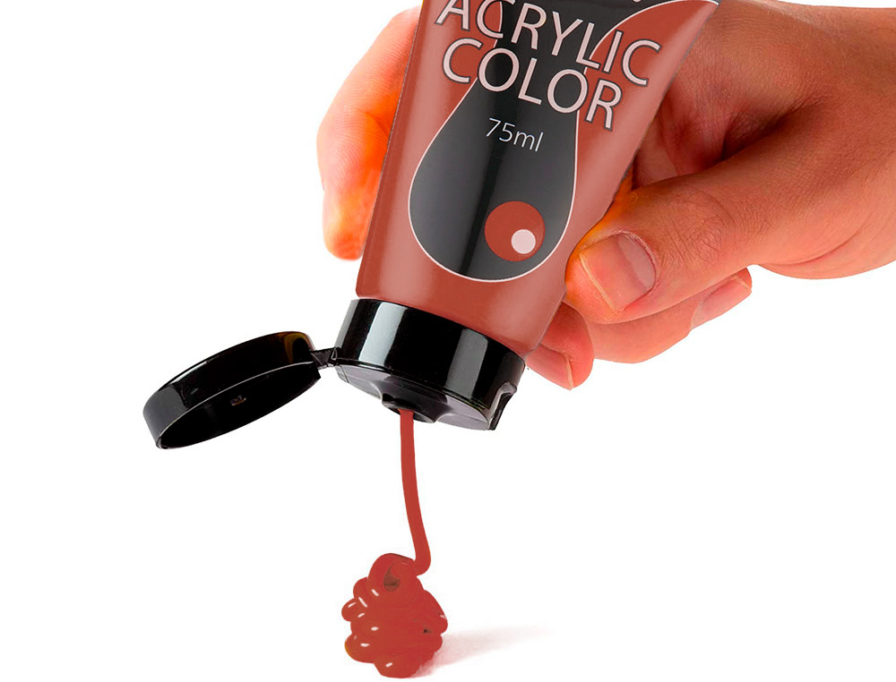 TINTA ACRILICA PENTEL EM TUBO DE 75 ML COR ESPECIAL COBRE