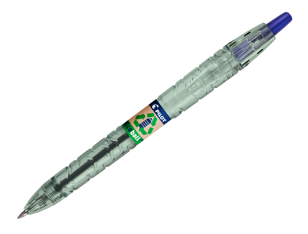 ESFEROGRAFICA PILOT ECOBALL PLASTICO RECICLADO TINTA DE OLEO PONTA DE ESFERA 1 MM COR AZUL