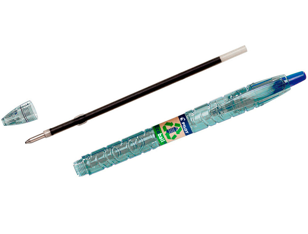 ESFEROGRAFICA PILOT ECOBALL PLASTICO RECICLADO TINTA DE OLEO PONTA DE ESFERA 1 MM COR AZUL
