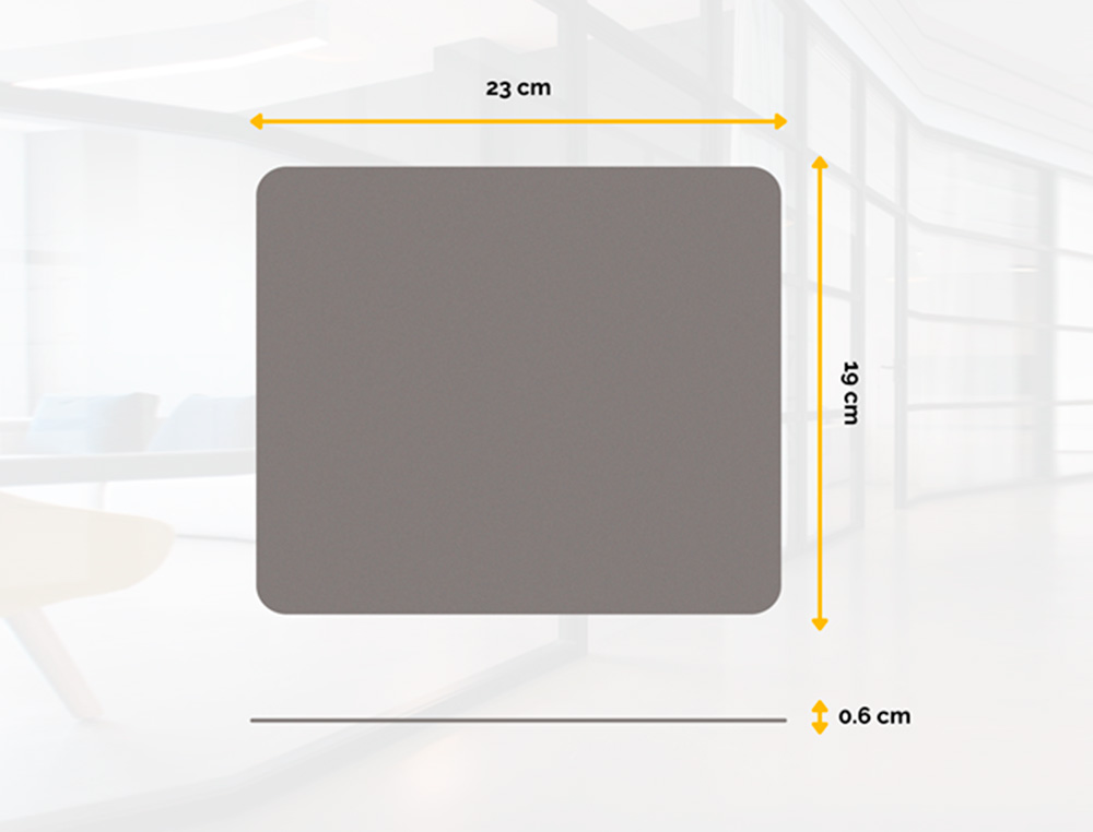 TAPETE PARA RATO FELLOWES STARDARD RECICLADO 50% COR CINZA