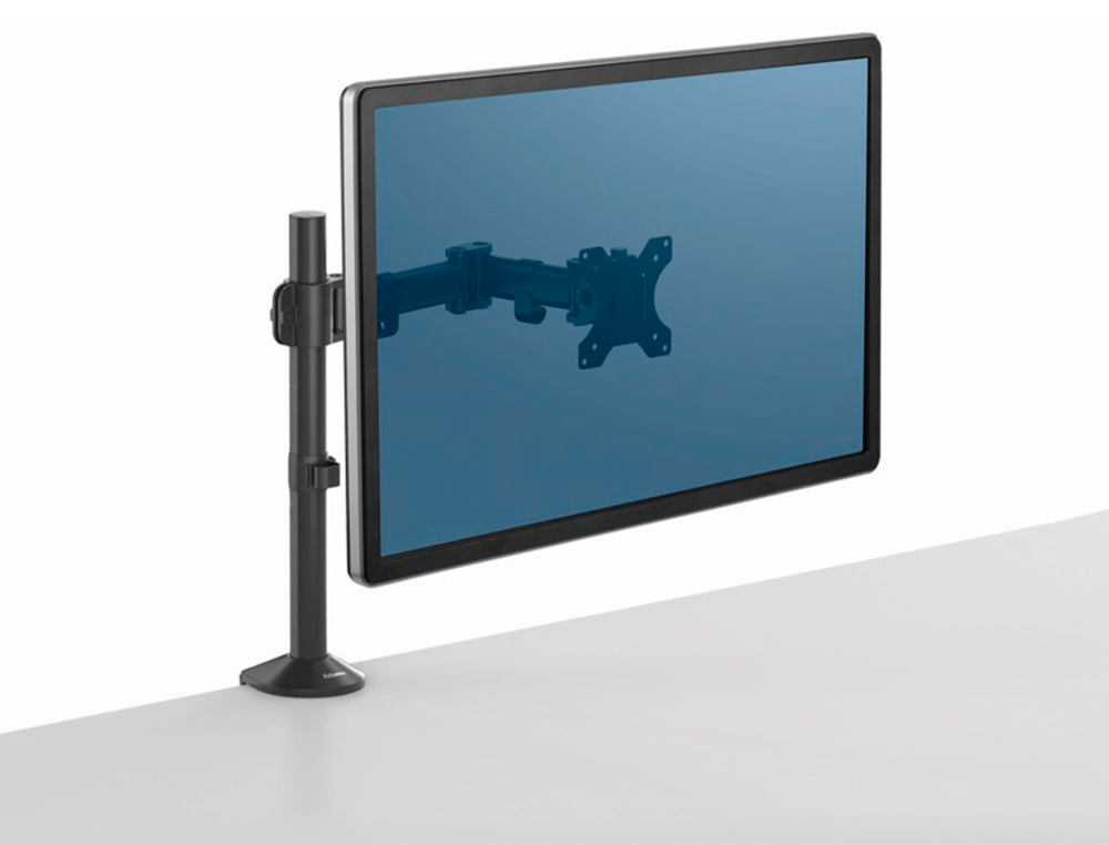 BRACO PARA MONITOR FELLOWES REFLEX AJUSTAVEL EM ALTURA ATE 45 CM NORMATIVA VESA ATE 8 KG
