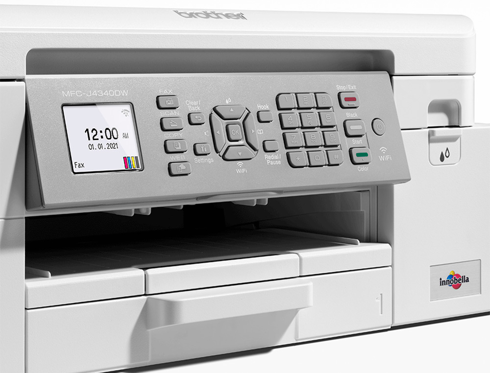 MULTIFUNCOES BROTHER MFCJ4340DW DUPLEX WIFI 13 PPM PRETO 10,5 CORES COPIADORA SCANNER IMPRESSORA BANDEJA 150 FOLHAS