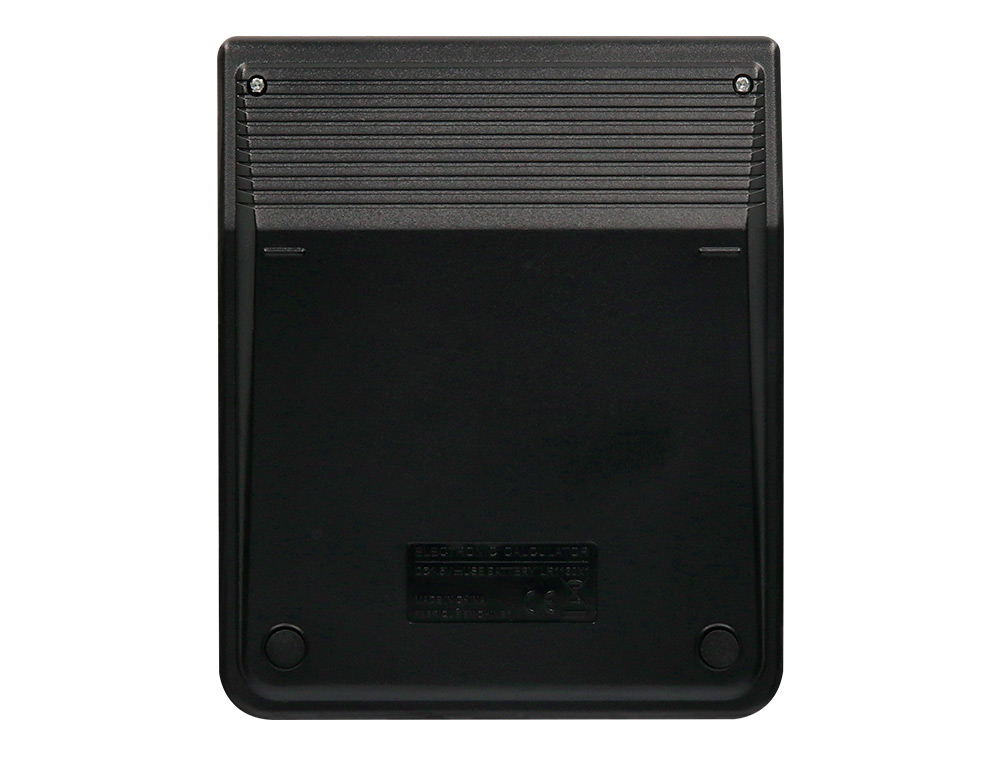 CALCULADORA LIDERPAPEL DE SECRETARIA XF26 12 DIGITOS SOLAR E PILHAS 127X105X24 MM COR PRETO