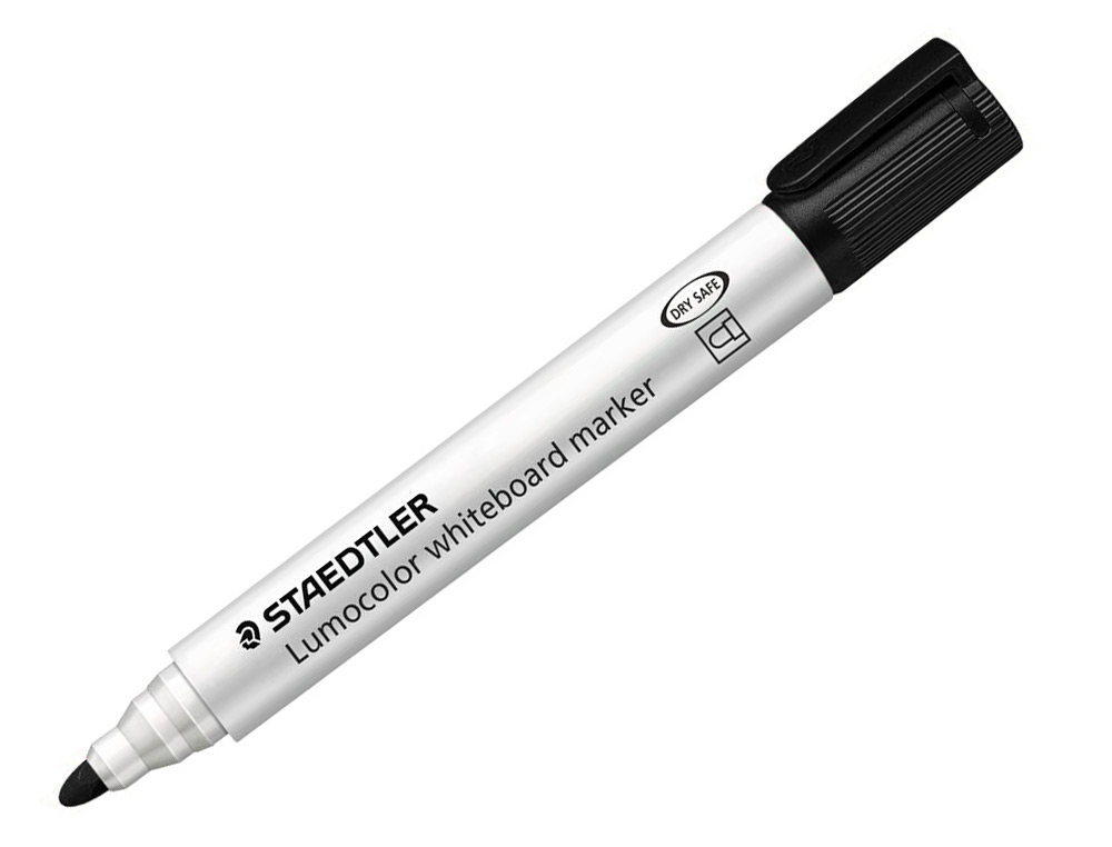 MARCADOR STAEDTLER LUMOCOLOR 351 PARA QUADRO BRANCO PONTA REDONDA 2 MM ESTOJO DE 6 UNIDADES CORES SORTIDAS