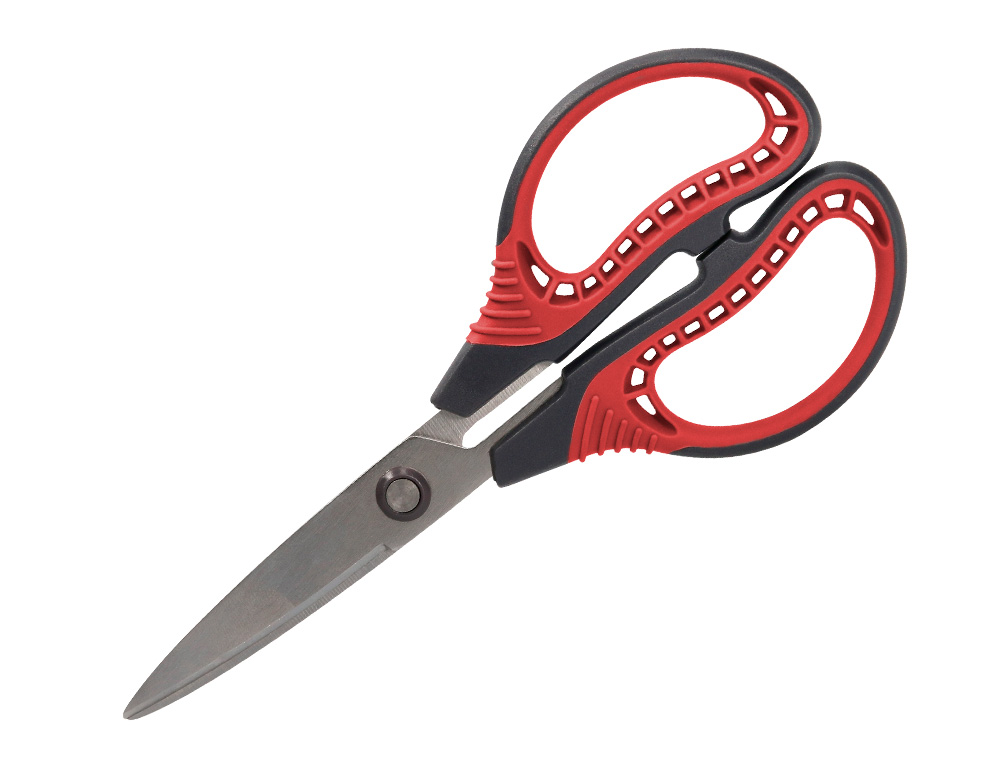 TESOURA LIDERPAPEL TITANIO FOLHA CURVA 16,5 CM FACILIDADE CORTE E DURABILIDADE INCLUI BOLSA PROTETORA EM BLISTER