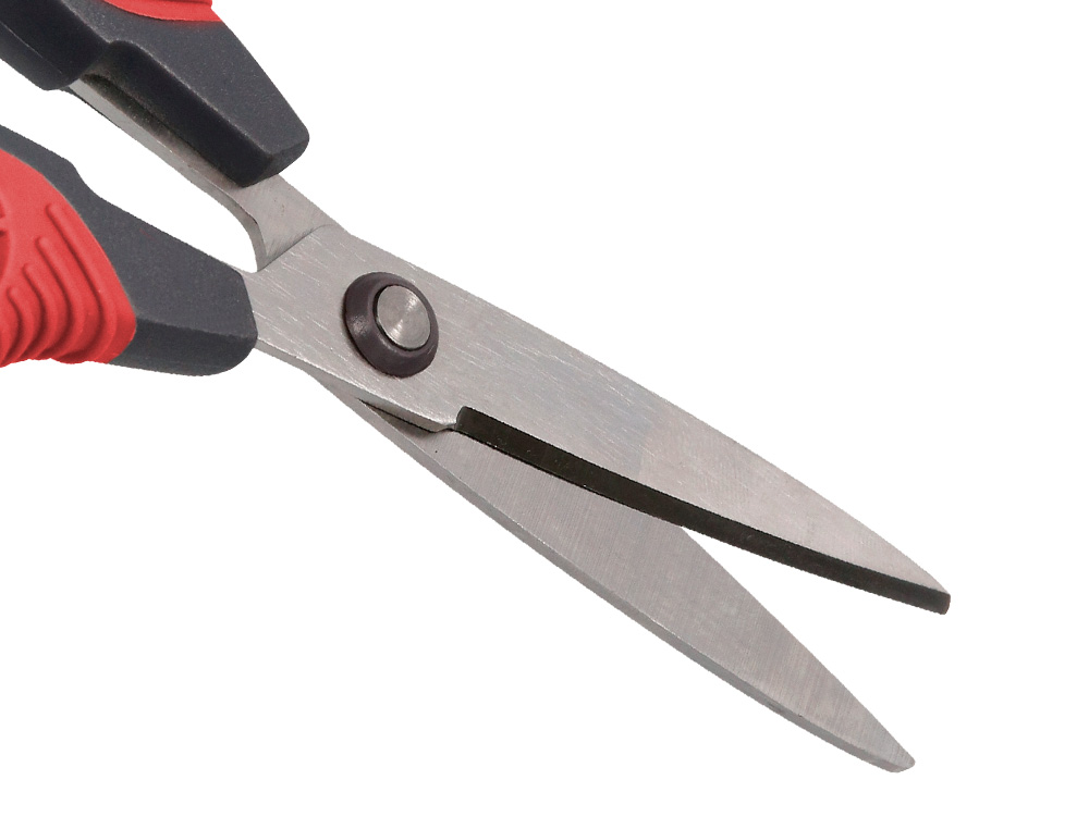 TESOURA LIDERPAPEL TITANIO FOLHA CURVA 16,5 CM FACILIDADE CORTE E DURABILIDADE INCLUI BOLSA PROTETORA EM BLISTER