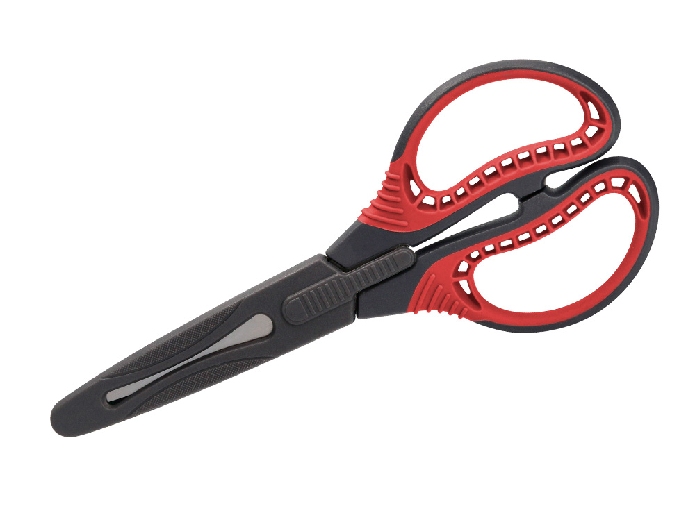 TESOURA LIDERPAPEL TITANIO FOLHA CURVA 16,5 CM FACILIDADE CORTE E DURABILIDADE INCLUI BOLSA PROTETORA EM BLISTER