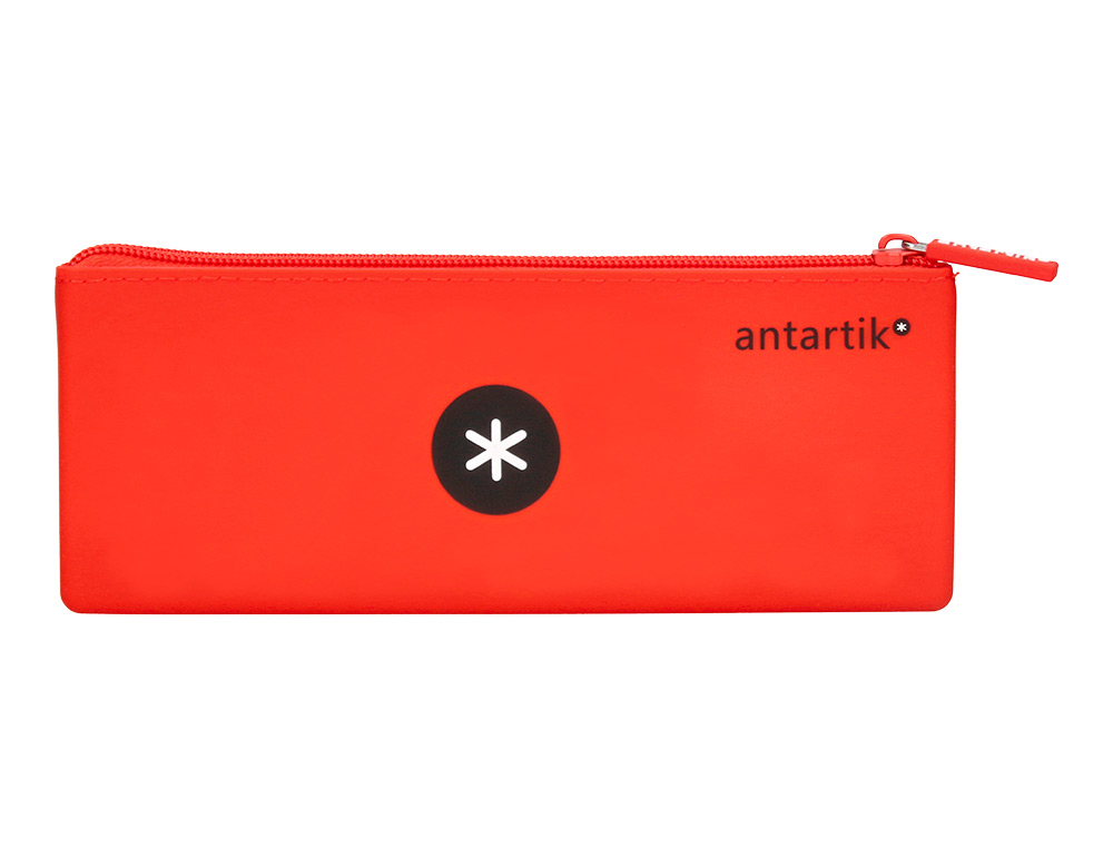ESTOJO ESCOLAR ANTARTIK SILICONE TRIANGULAR CORES SORTIDAS INTENSAS