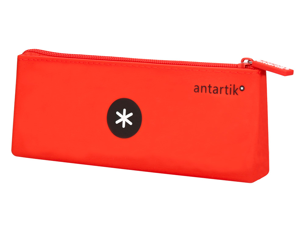 ESTOJO ESCOLAR ANTARTIK SILICONE TRIANGULAR CORES SORTIDAS INTENSAS