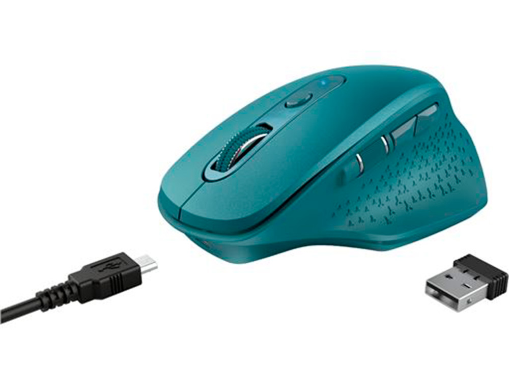 RATO TRUST OZAA OTICO SEM FIOS 2400DPI 6 BOTOES USB 2.0 AZUL