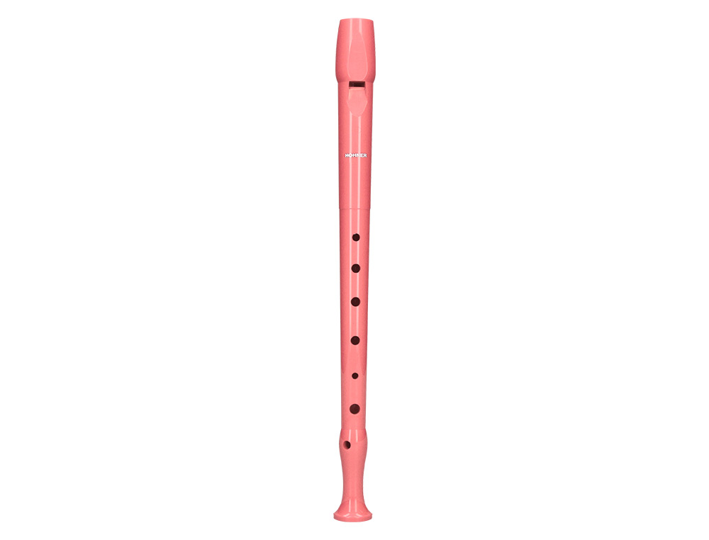 FLAUTA HOHNER 9508 COR CORAL BOLSA VERDE E TRANSPARENTE