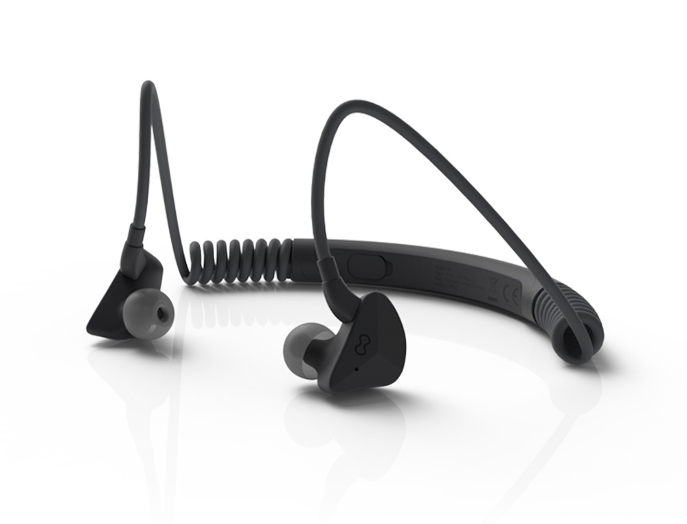 AURICULARES GROOVY SPORT BLUETOOTH NECKBAND COM MICROFONE COR CINZA ESCURO