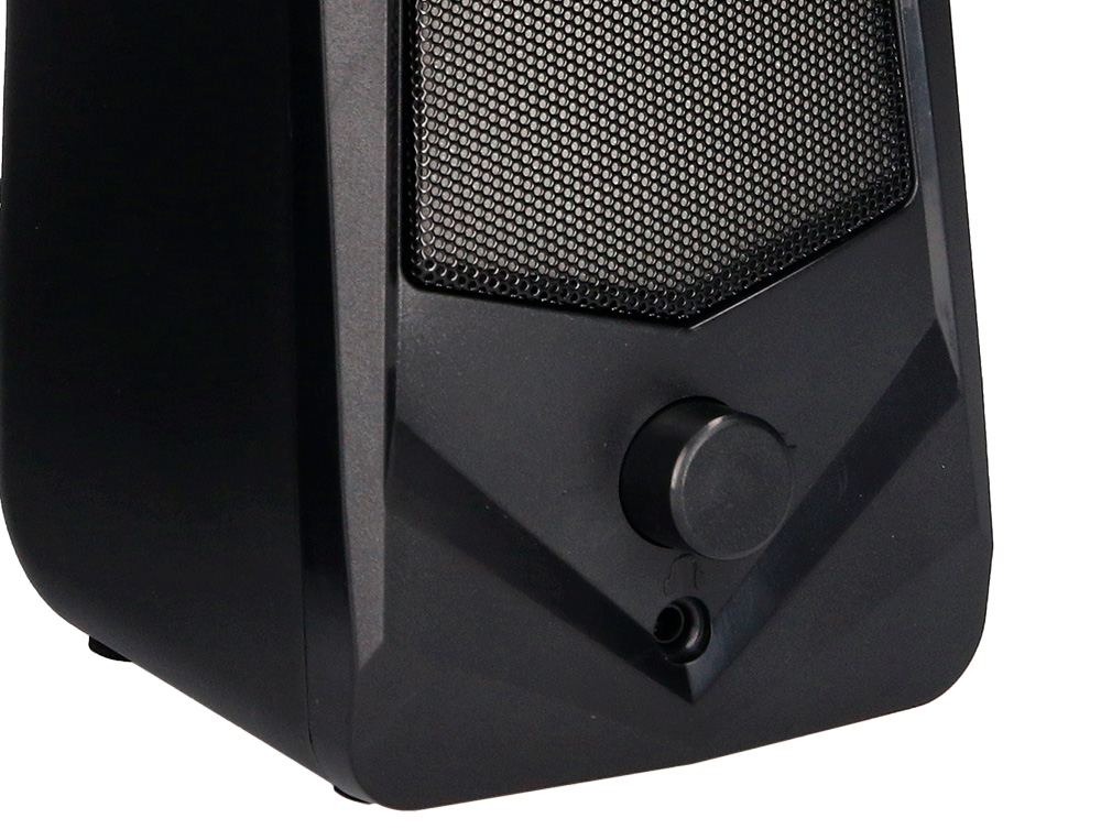 COLUNAS Q-CONNECT GAMING BLUE TOOTH COM ILUMINACAO RGB POTENCIA MAXIMA 2X3W CONTROLO DE VOLUME COR PRETO
