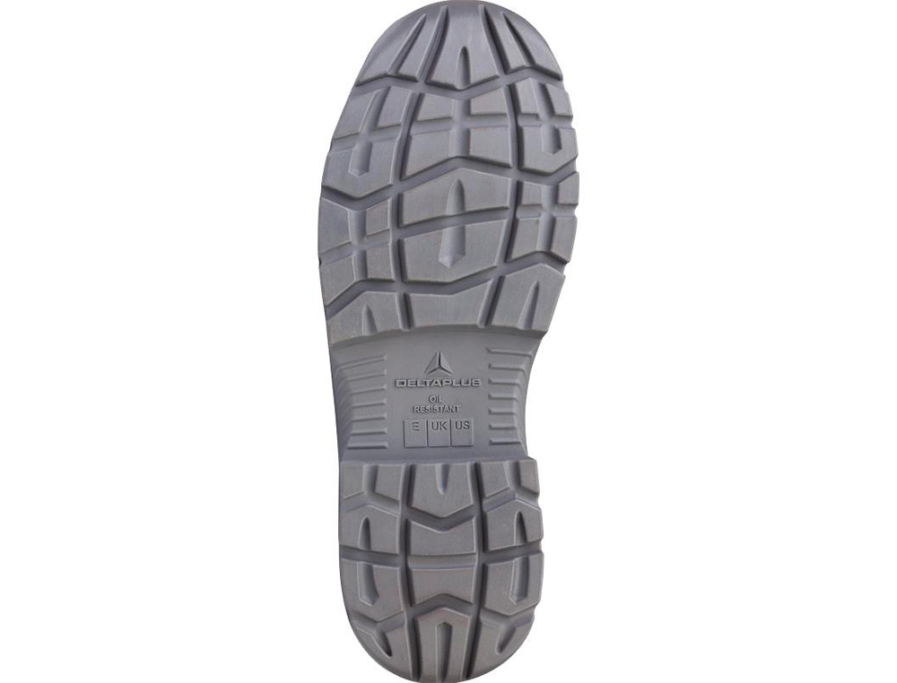 BOTAS DELTAPLUS DE SEGURANCA EM COURO PIGMENTADO SOLA PU BI-DENSIDADE COR PRETO TAMANHO 46