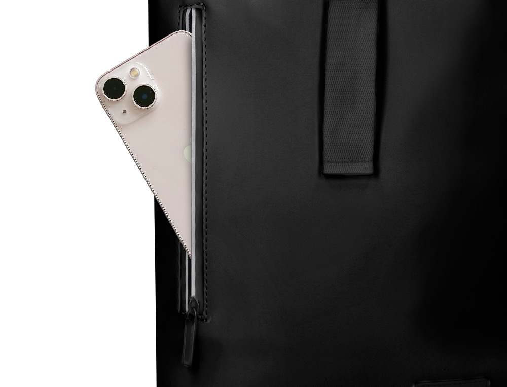 MOCHILA ANTARTIK WATERPROOF ENROLAVEL DESIGN CASUAL COR PRETO 480X130X280 MM