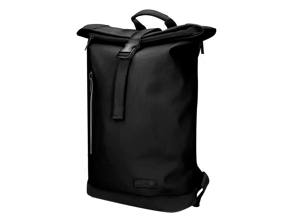 MOCHILA ANTARTIK WATERPROOF ENROLAVEL DESIGN CASUAL COR PRETO 480X130X280 MM