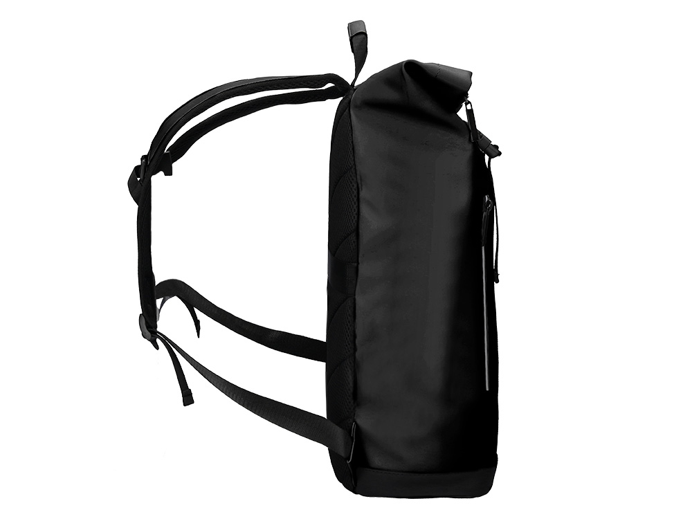 MOCHILA ANTARTIK WATERPROOF ENROLAVEL DESIGN CASUAL COR PRETO 480X130X280 MM