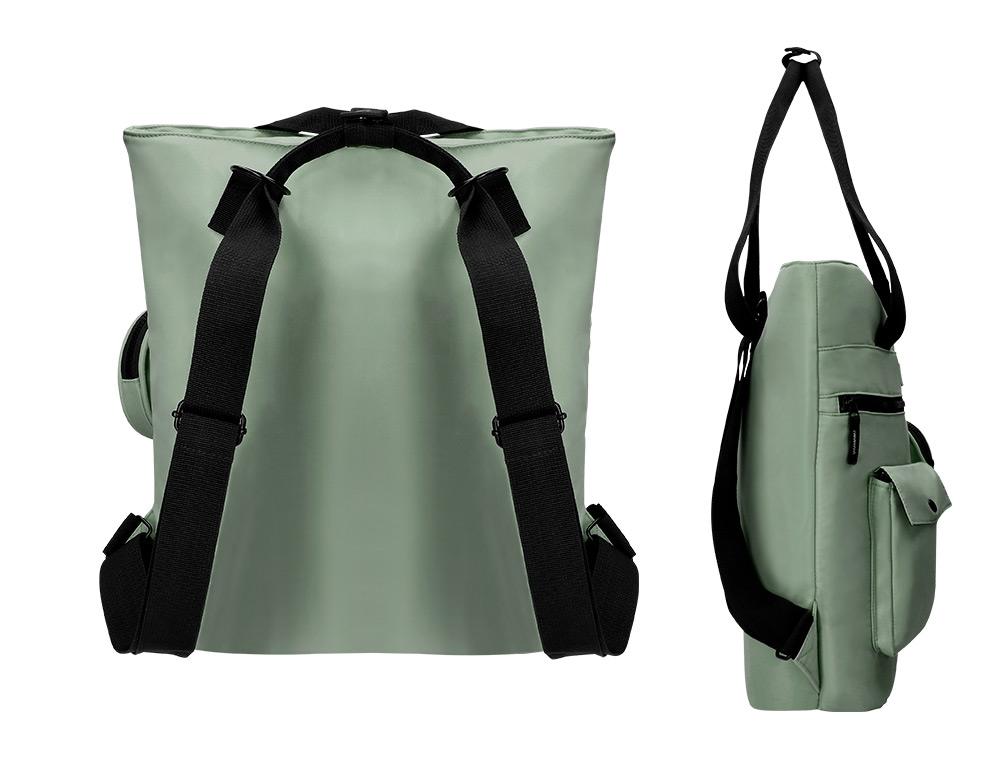 MOCHILA ANTARTIK BOLSO CASUAL COR VERDE 400X120X390 MM