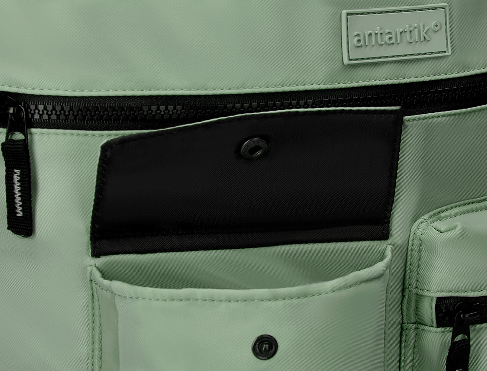 MOCHILA ANTARTIK BOLSO CASUAL COR VERDE 400X120X390 MM