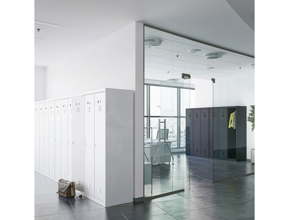 ARMARIO METALICO ROCADA 400 1 MODULO X 1 PORTA CINZA 430X500X1800 MM
