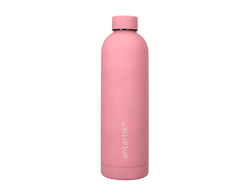 GARRAFA ANTARTIK ISOTERMICA ACO INOXIDAVEL LIVRE DE BPA COR ROSA 750 ML