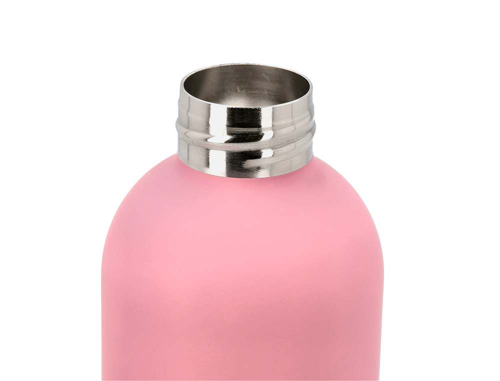 GARRAFA ANTARTIK ISOTERMICA ACO INOXIDAVEL LIVRE DE BPA COR ROSA 750 ML