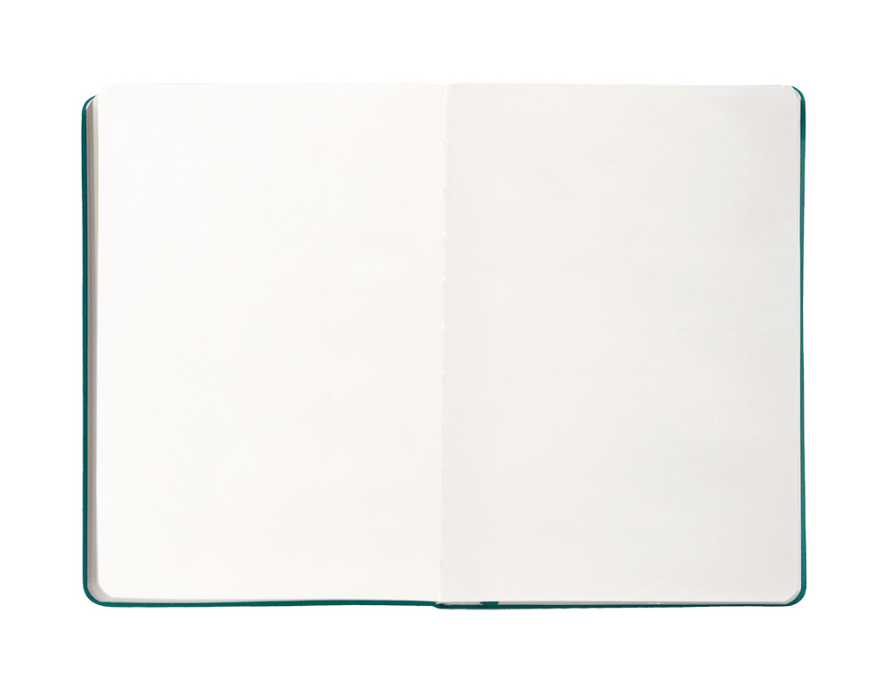 CADERNO COM ELASTICO ANTARTIK NOTES CAPA DURA A4 LISO VERDE AGUA-MARINHA 100 FOLHAS 80 GR FSC