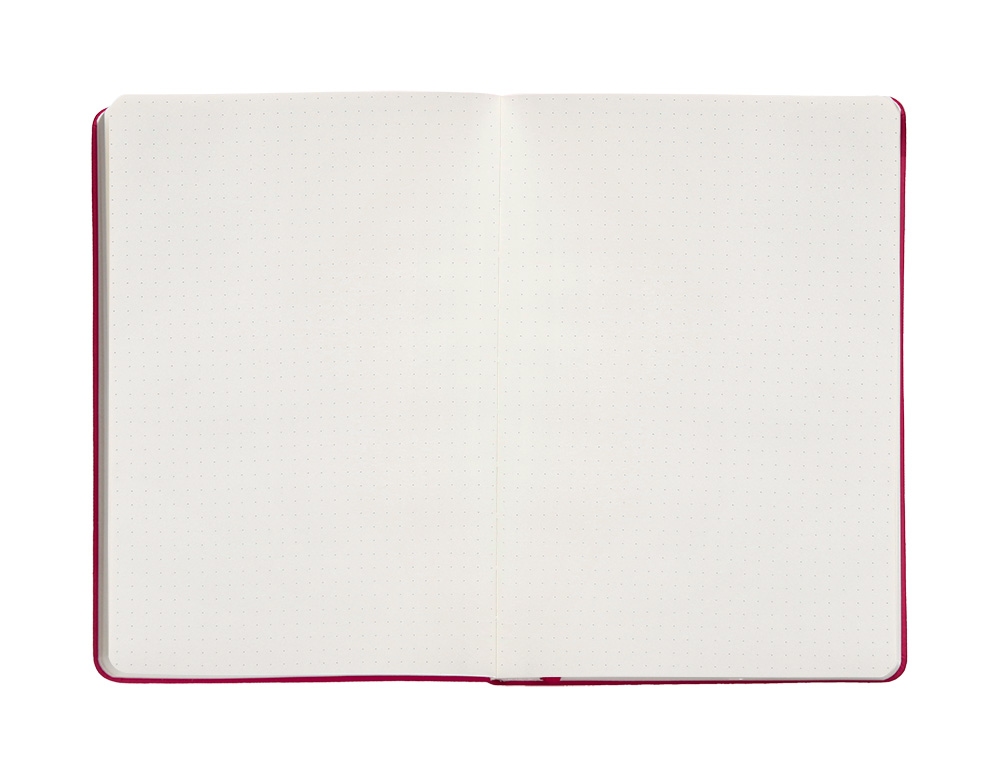CADERNO COM ELASTICO ANTARTIK NOTES CAPA DURA A4 PONTILHADO FUCSIA 100 FOLHAS 80 GR FSC