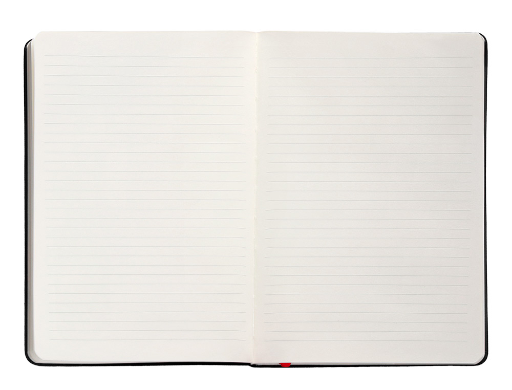 CADERNO COM ELASTICO ANTARTIK NOTES CAPA DURA A5 PAUTADO PRETO E VERMELHO 100 FOLHAS 80 GR FSC