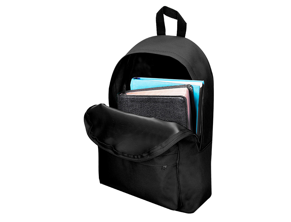 MOCHILA ESCOLAR LIDERPAPEL COR PRETO 400X125X300 MM