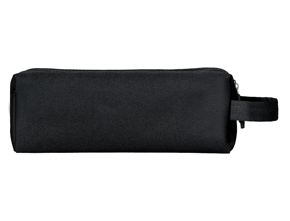 ESTOJO ESCOLAR LIDERPAPEL RETANGULAR COM ASA 2 FECHOS 210X80 MM PRETO