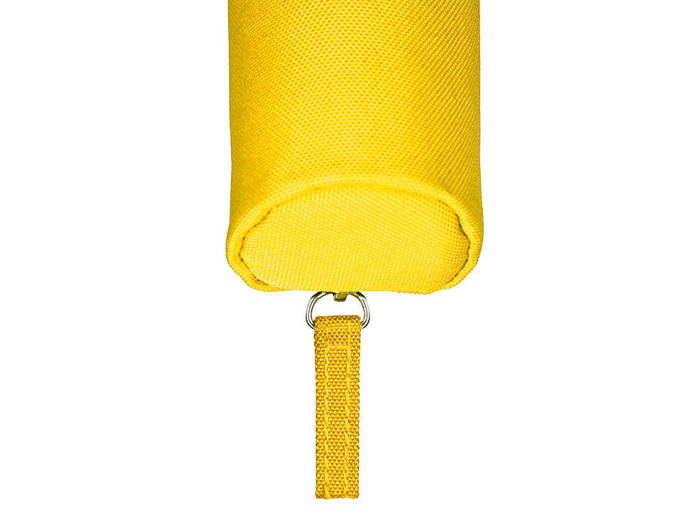 ESTOJO ESCOLAR LIDERPAPEL CILINDRICO ESTREITO 220X45 MM AMARELO