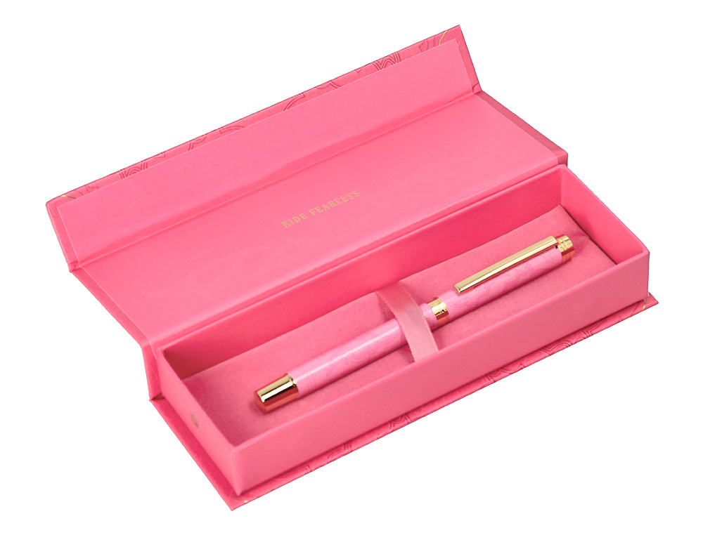 ROLLER BELIUS WILD WEST ALUMINIO COR ROSA DOURADO TINTA COR PRETO CAIXA DE DESIGN