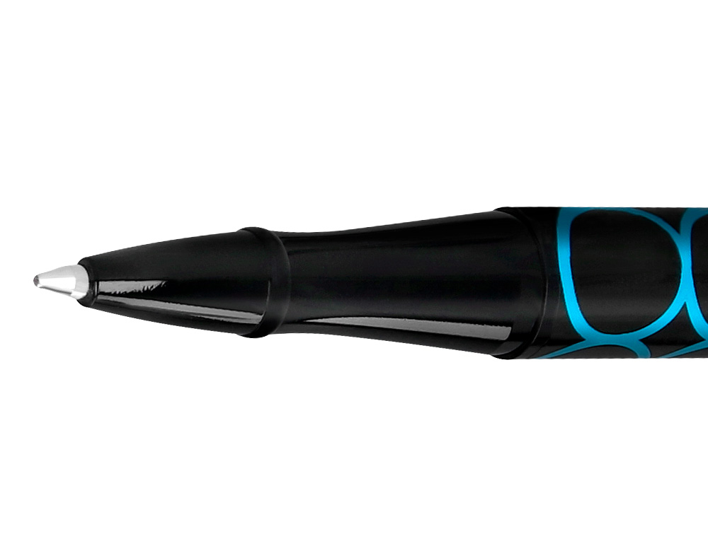 ESFEROGRAFICA BELIUS LEGACY ALUMINIO DESENHO CIRCULOS AZUL CORPO PRETO TINTA COR AZUL CAIXA DE DESIGN