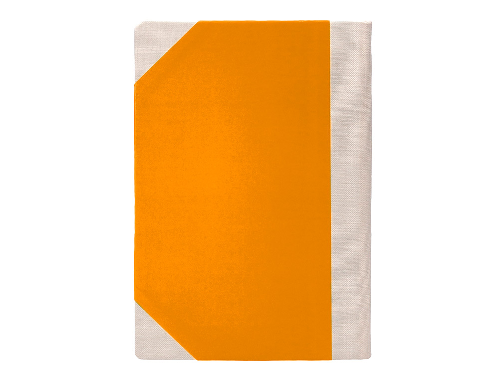 LIVRO DE CARTAO COSIDO FERNANDES FLECHA DIN A5+ PAUTADO 50 FOLHAS 100 GR LARANJA