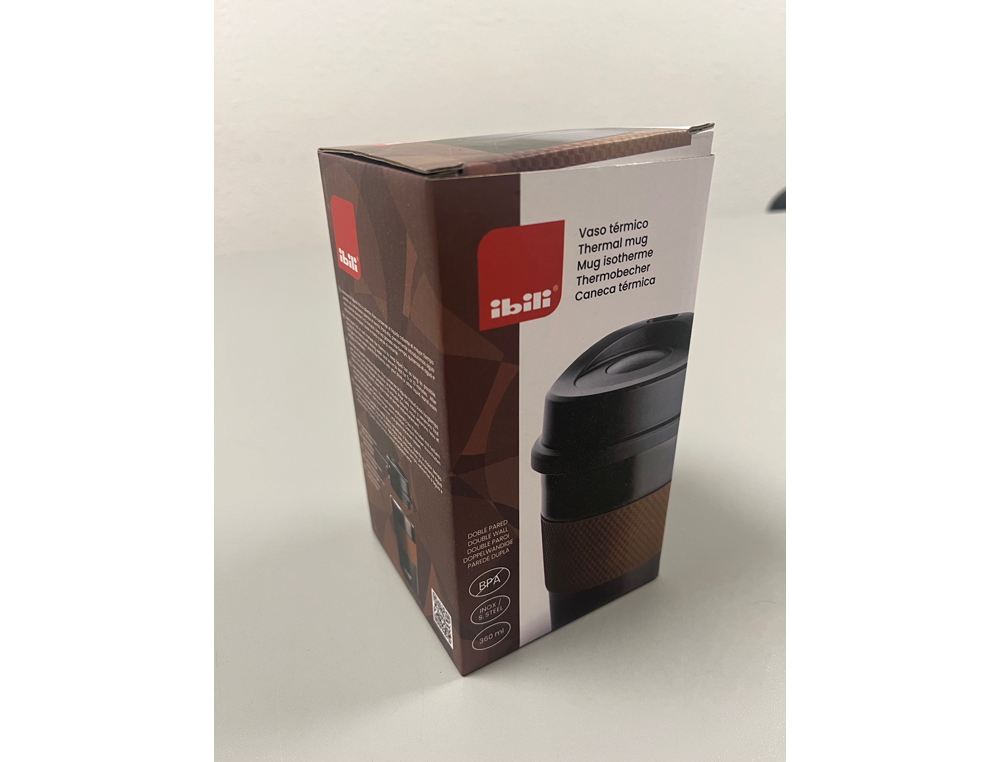 COPO TERMICO IBILI PAREDE DUPLA LUXE CAFE 360 ML