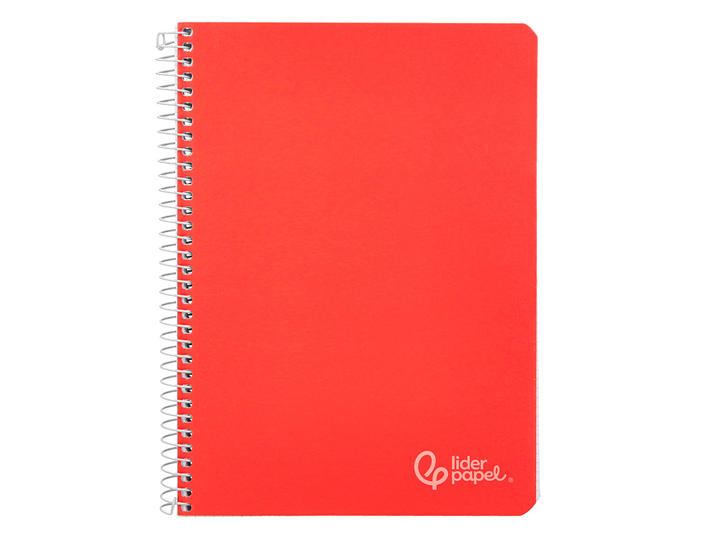 CADERNO ESPIRAL LIDERPAPEL DIN A5 WITTY CAPA DURA 80 F 90 GR QUADRICULA 5MM COM MARGEM CORES SORTIDAS