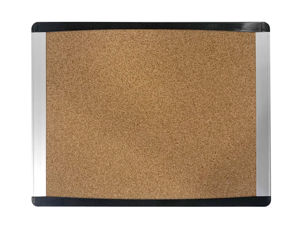 QUADRO CORTICA BI-OFFICE INKA RECICLADO MOLDURA DE ALUMINIO 580X450 CM