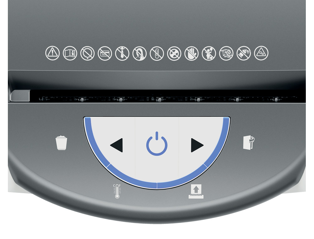 DESTRUIDORA DE DOCUMENTOS LEITZ OPTIMAX 225 HOME OFFICE P5 CAPACIDADE CORTE 6 FOLHAS DESTROI AGRAFES CLIPS 15 LITROS