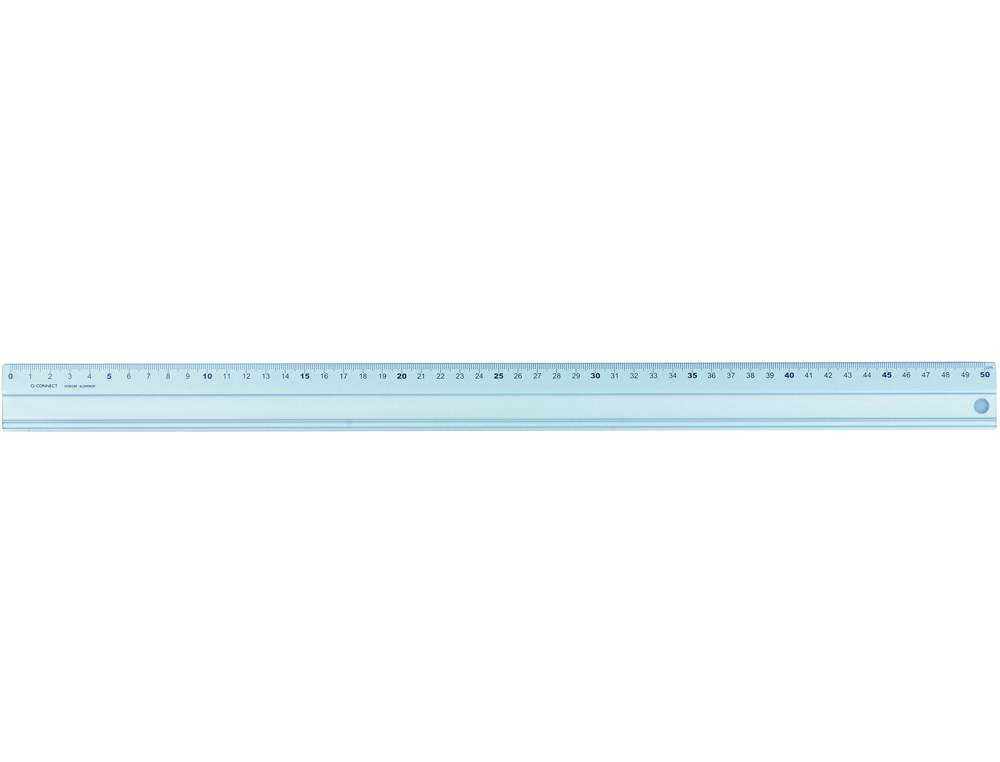 REGUA METALICA ALUMINIO Q-CONNECT 50 CM
