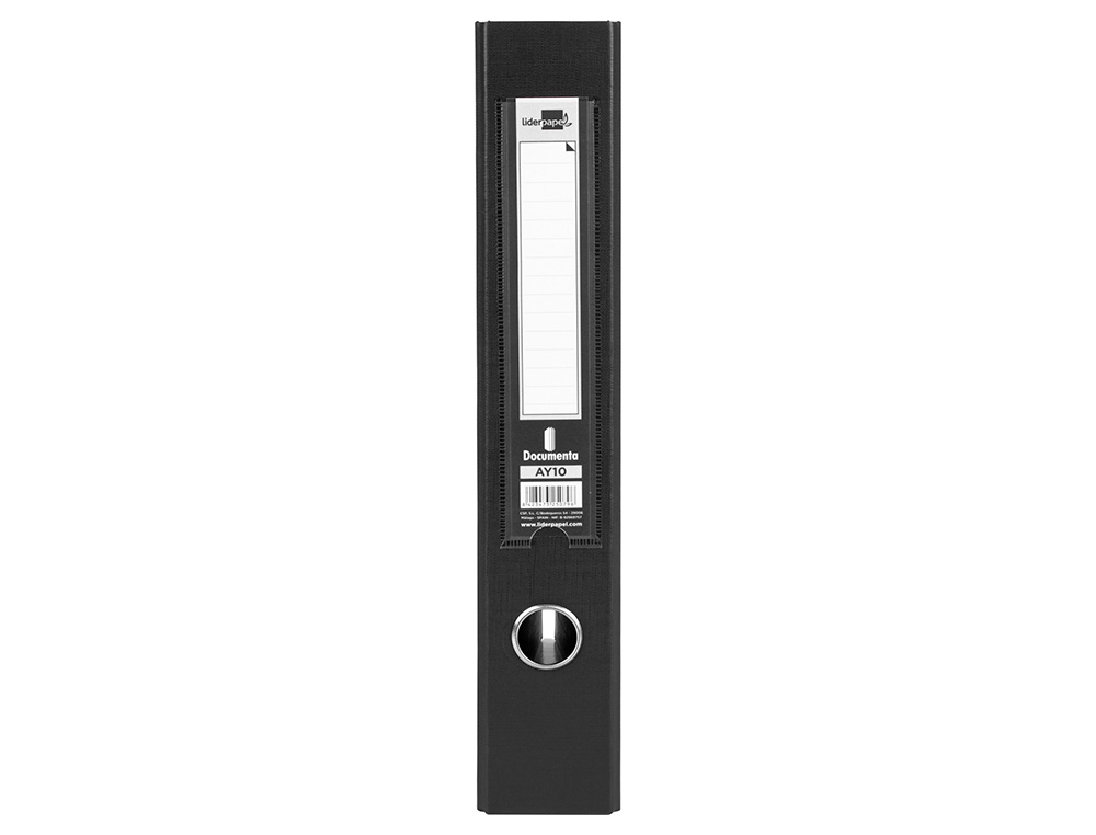 MODULO DE 3 PASTAS DE ARQUIVO LIDERPAPEL 2 ANEIS FOLIO LOMBADA 60 MM PRETO