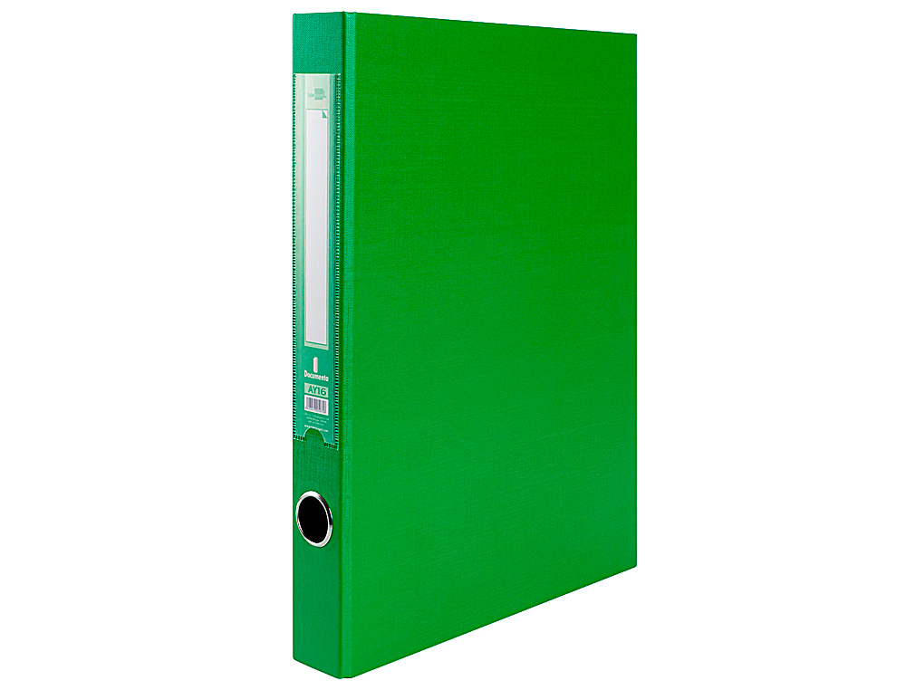 PASTA DE ARQUIVO LIDERPAPEL COM 2 ANEIS LOMBADA 40 MM VERDE