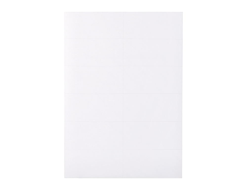 ETIQUETAS ADESIVAS Q-CONNECT DIN A4 96,5 X 42,3 MM
