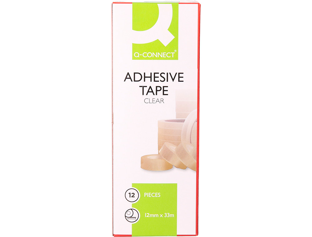 FITA ADESIVA Q-CONNECT 33 MT X 12 MM