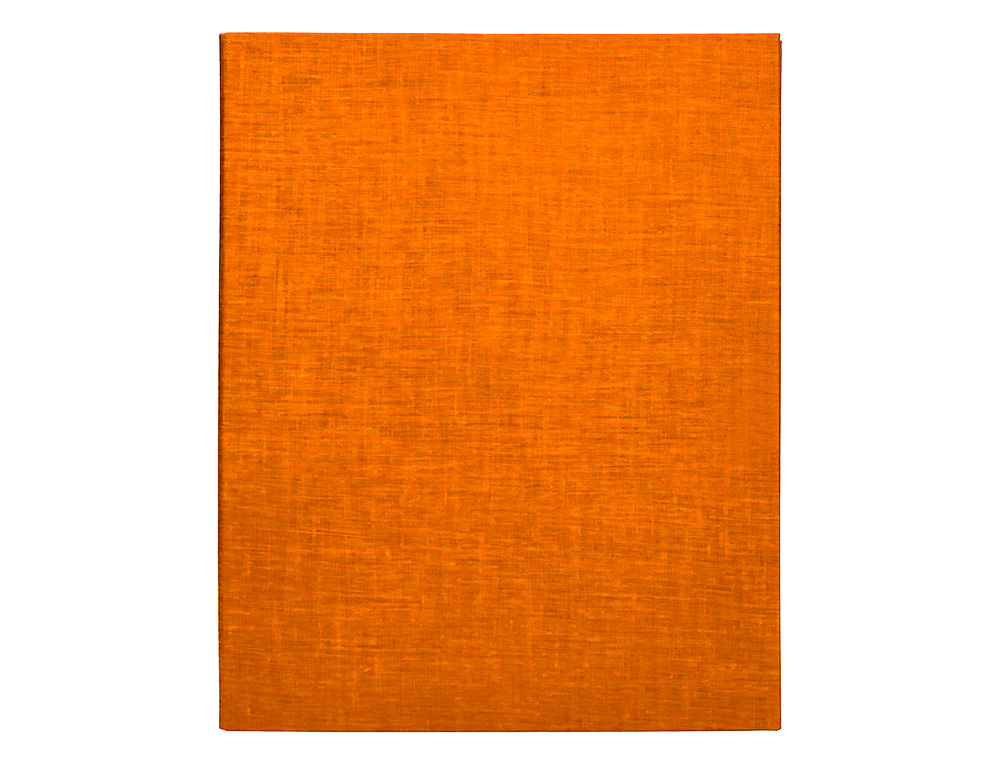 CAPA LIDERPAPEL PAPER COAT 4 ANEIS 25 MM FROSTY LARANJA